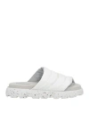 Piumestudio Woman Sandals White Size 6 Textile Fibers In White