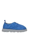 Piumestudio Woman Sneakers Bright Blue Size 7 Nylon