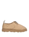 Piumestudio Woman Sneakers Camel Size 11 Nylon In Beige