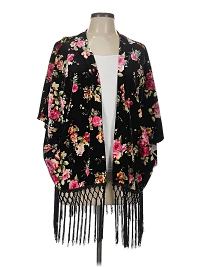 Pre-owned Pixi + Ivy Kimono In Black