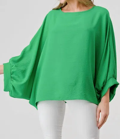Pixi + Ivy Kyoto Top In Kelly Green