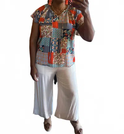 Pixi + Ivy Women's Pant In White In Multi