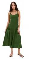 Pixie Market Bead Strap Dress Olive In Olive