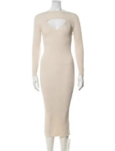 Pre-owned Pixie Market Dress Set In Neutrals