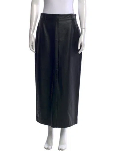 Pre-owned Pixie Market Long Skirt In Black