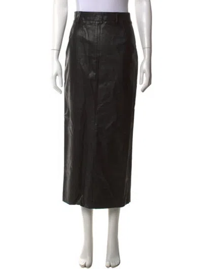Pre-owned Pixie Market Long Skirt In Black
