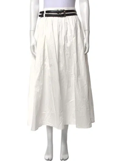 Pre-owned Pixie Market Long Skirt W/ Tags In White