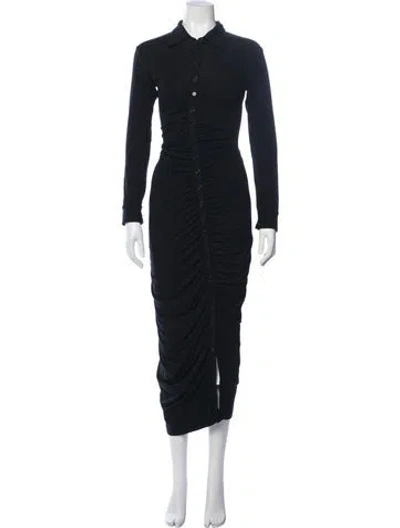 Pre-owned Pixie Market Midi Length Dress In Blue