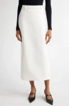 Pixie Market Nia Column Skirt In White