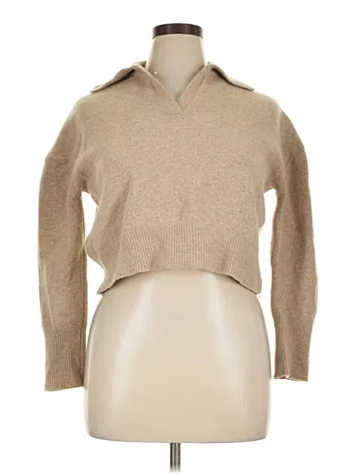 Pre-owned Pixie Market Pullover Sweater In Tan