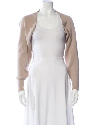 Pre-owned Pixie Market Scoop Neck Sweater In Neutral