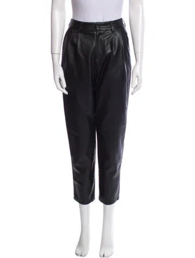 Pre-owned Pixie Market Straight Leg Pants In Black