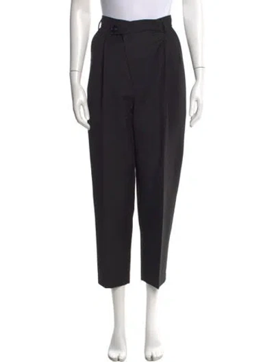 Pre-owned Pixie Market Straight Leg Pants In Black