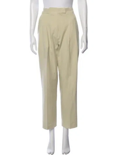 Pre-owned Pixie Market Straight Leg Pants In Green