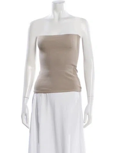 Pre-owned Pixie Market Strapless Top In White