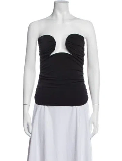 Pre-owned Pixie Market Strapless Top In White