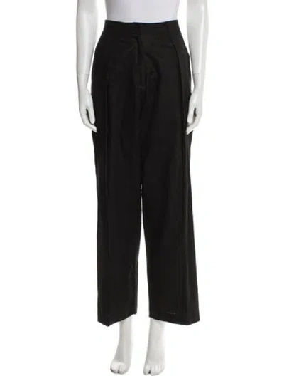Pre-owned Pixie Market Wide Leg Pants In Black