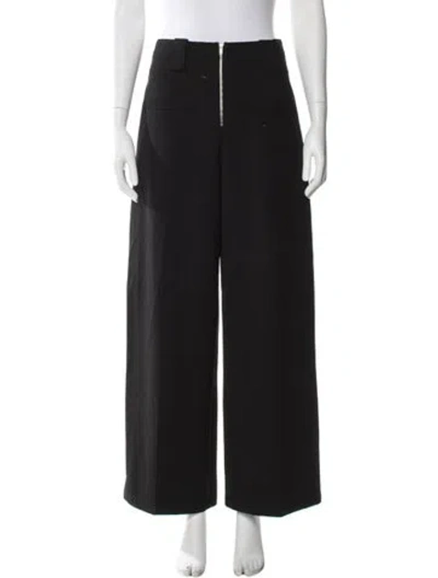 Pre-owned Pixie Market Wide Leg Pants In Black