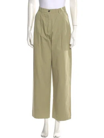 Pre-owned Pixie Market Wide Leg Pants In Green