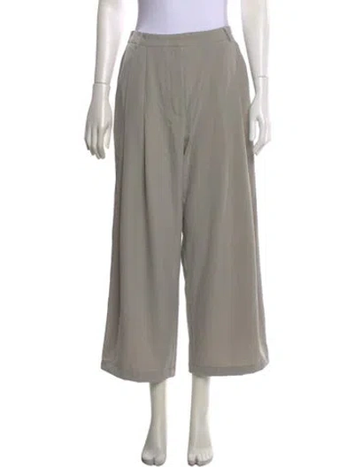 Pre-owned Pixie Market Wide Leg Pants In Grey