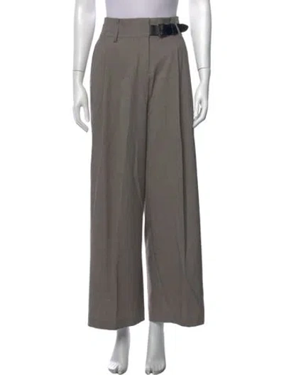 Pre-owned Pixie Market Wide Leg Pants In Grey