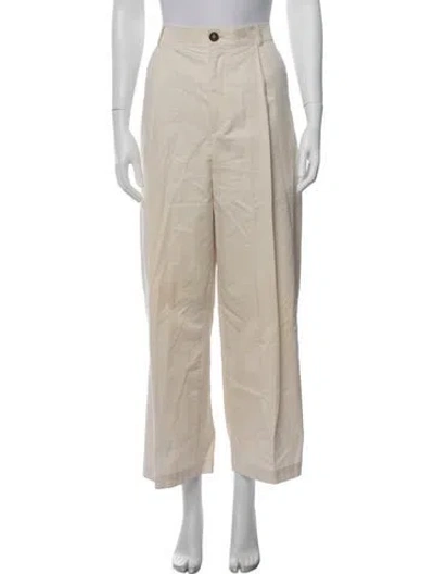 Pre-owned Pixie Market Wide Leg Pants In Neutrals