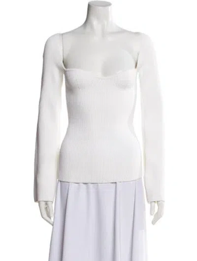 Pre-owned Pixie Market Wool V-neck Sweater In Neutral