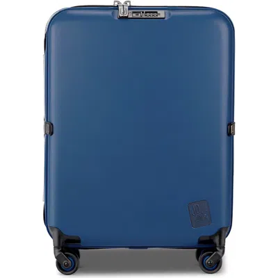 Pixie Mood Collapsible Pebble Carry-on Suitcase In Blue