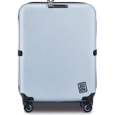 Pixie Mood Collapsible Pebble Carry-on Suitcase In Cyan