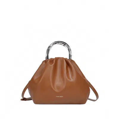 Pixie Mood Women's Dumpling Tote Bag - Small In Chestnut