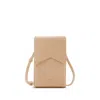 Pixie Mood Women's Karla Phone Crossbody Bag In Sand Pebbled