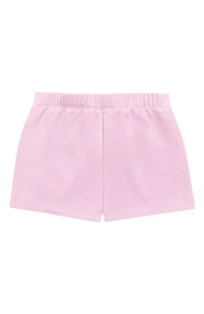 Pixielane Kids' Cloud Soft Dophin Shorts In Dusty Pink