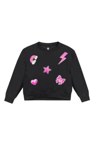 Pixielane Kids' Cloud Soft Sweatshirt In Black