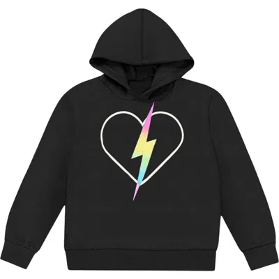 Pixielane Kids' Graphic Hoodie In Black