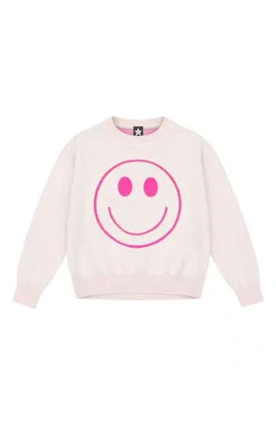 Pixielane Kids' Heart Graphic Sweater In White