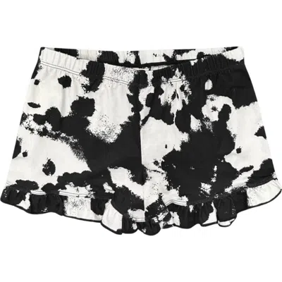 Pixielane Kids' Simply Soft Ruffle Shorts In Black
