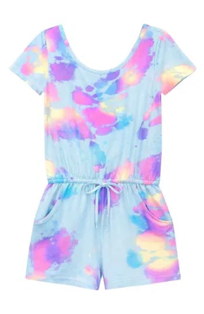 Pixielane Kids' Simply Soft Short Sleeve Romper In Multi