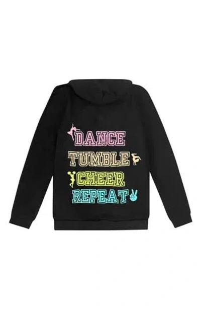 Pixielane Kids' Soft Easy Zip Hoodie In Black