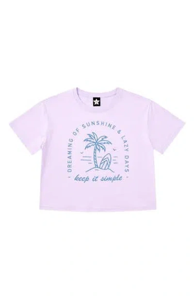 Pixielane Kids' Washed Drop Shoulder T-shirt In Gold