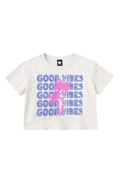 Pixielane Kids' Washed Drop Shoulder T-shirt In White