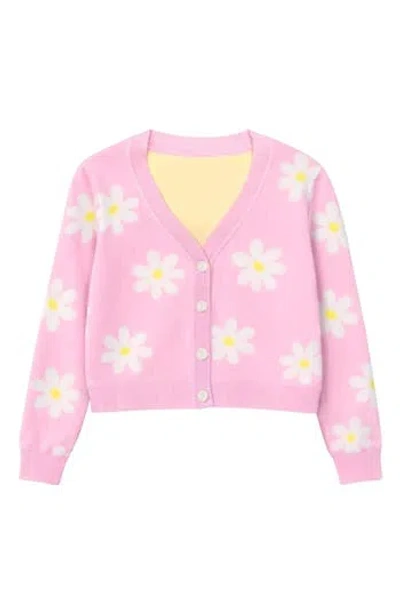 Pixielane Kids' Yummy Cardigan In Pink