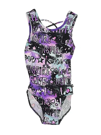 Pre-owned Pixielane Kids' One Piece Swimsuit In Purple