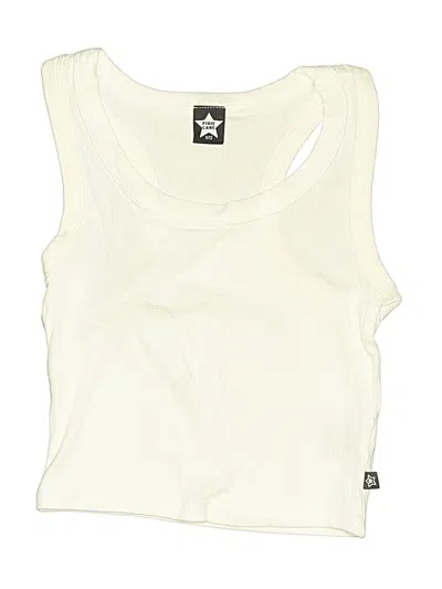 Pre-owned Pixielane Kids' Sleeveless Top Ivory Scoop Neck Tops
