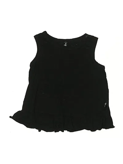 Pre-owned Pixielane Kids' Sleeveless T-shirt In Black