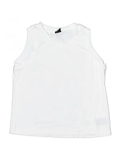 Pre-owned Pixielane Kids' Sleeveless T-shirt In White
