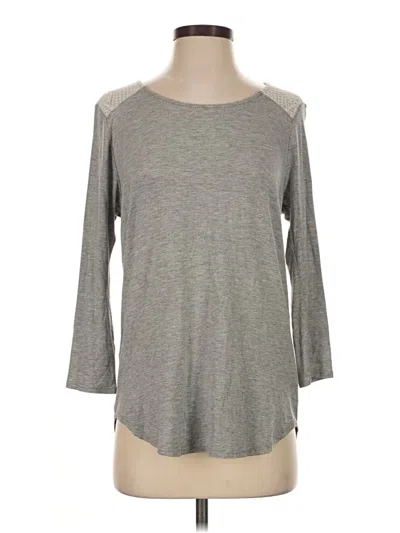 Pre-owned Pixley 3/4 Sleeve T-shirt In Gray