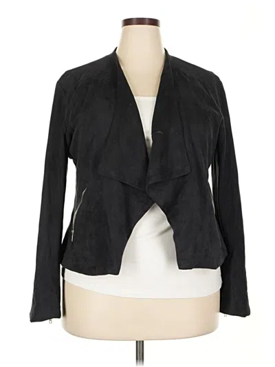 Pre-owned Pixley Blazer Jacket In Black