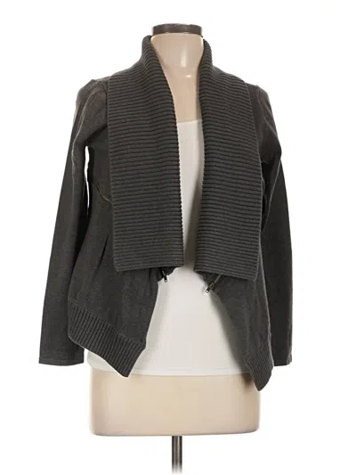 Pre-owned Pixley Cardigan Sweater In Gray