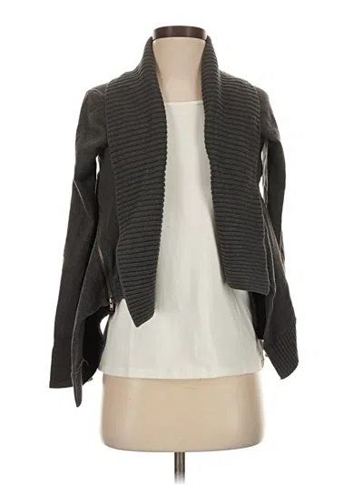 Pre-owned Pixley Cardigan Sweater In Gray