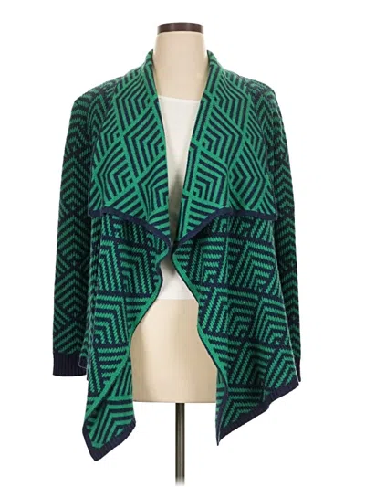 Pre-owned Pixley Cardigan Sweater In Green